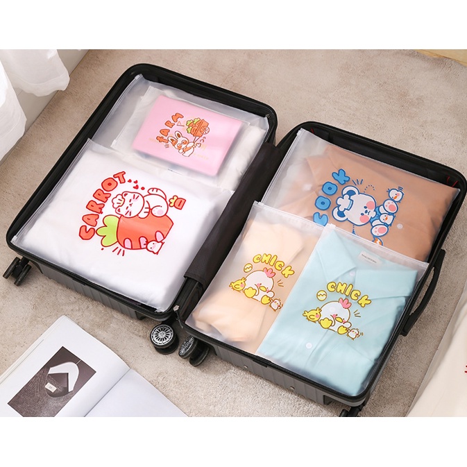 TRAVEL POUCH BAJU UKURAN S,M,L&XL / KANTONG SEALER UNTUK BAJU, PAKAIAN DALAM, ALAT KOSMETIK, DLL SER