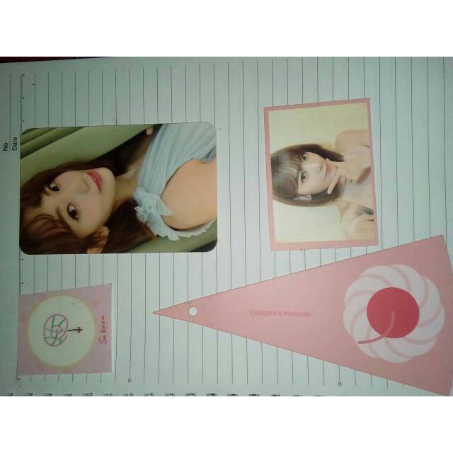 Sharing Iz*one Secret Time Photobook Miyawaki Sakura Set