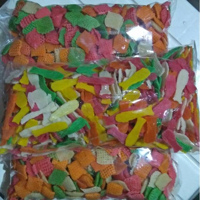 

Krecek bentuk ikan & ketupat
