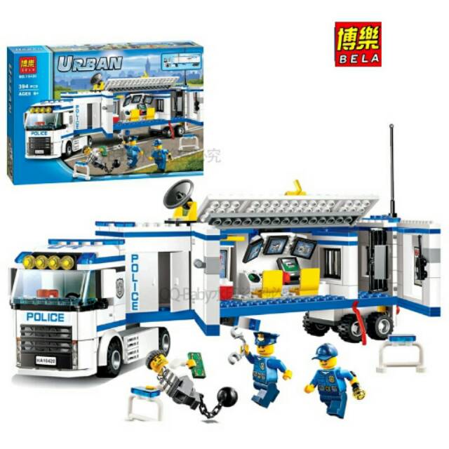 Lego urban city mobile police unit bela 10420