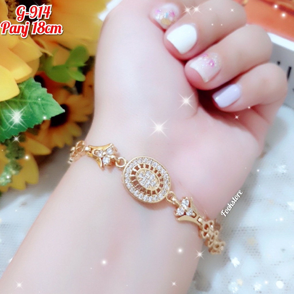 TERBARU Gelang Wanita 2 LAYER Fashion Korea-914