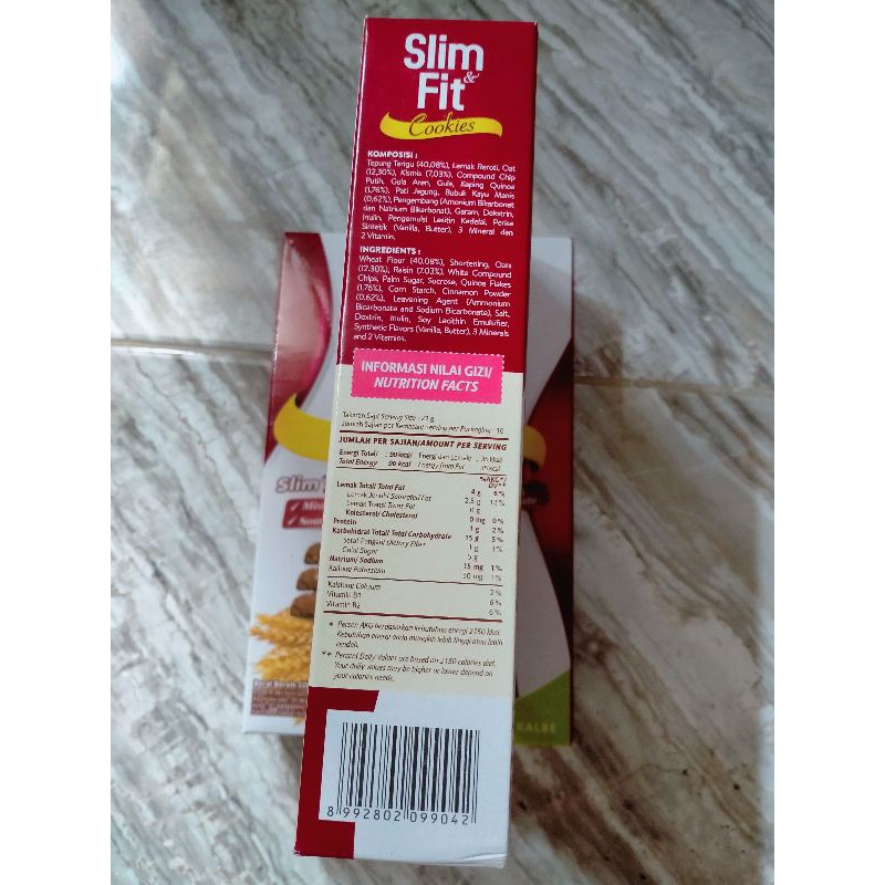 Slim Fit Cookies 10x22gr Shopee Indonesia