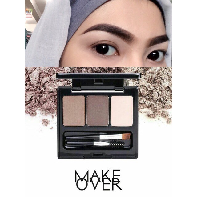 MAKE OVER Eye Brow Definition Kit | Makeover Eyebrow Kit Pensil Alis Eyebrow Powder by AILIN