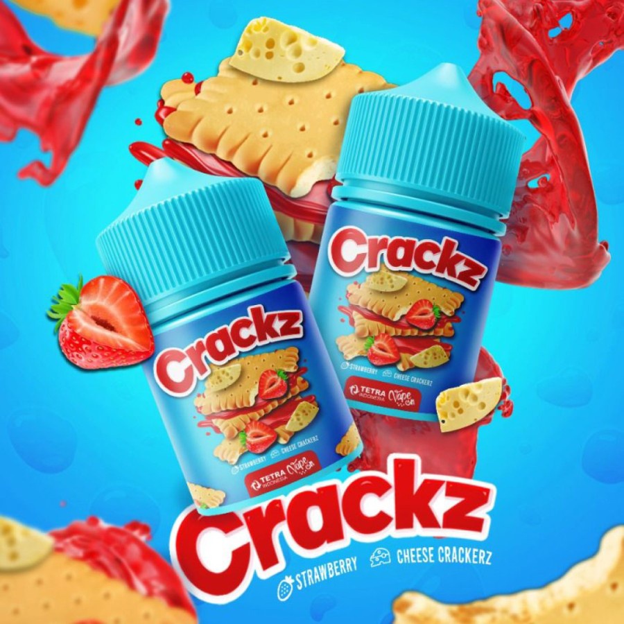 LIQUID 60ML CRACKZ STRAWBERRY CHEESE CRACKER