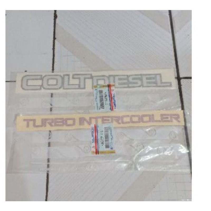 stiker/sticker coltdisel turbointercoler 100%original