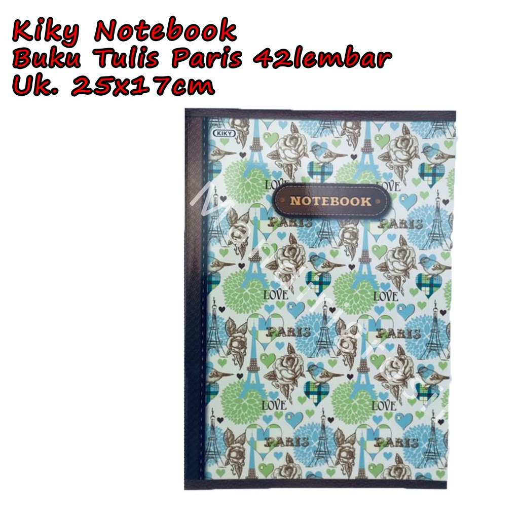 Buku Tulis *Kiky * Motif Random * 25x17cm * 42 Lembar