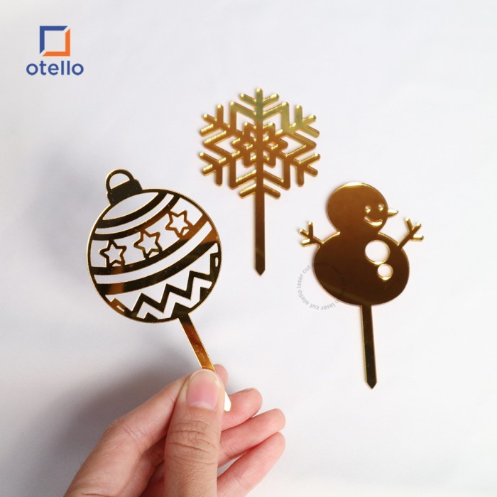 Cake Topper Natal Mini Christmas Caketopper Kue Hiasan Tancapan Xmas