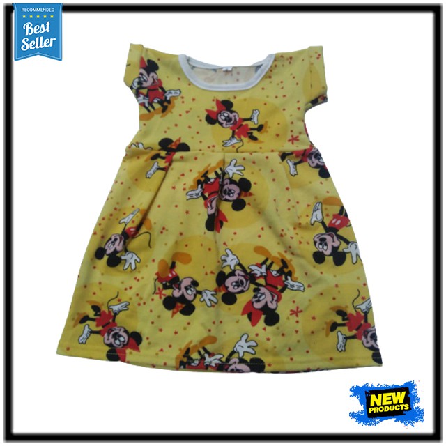 Dress anak baby 6 bulan sampai 4 tahun / Fashion anak bayi / Tunik anak tangan pendek / Pakaian bayi