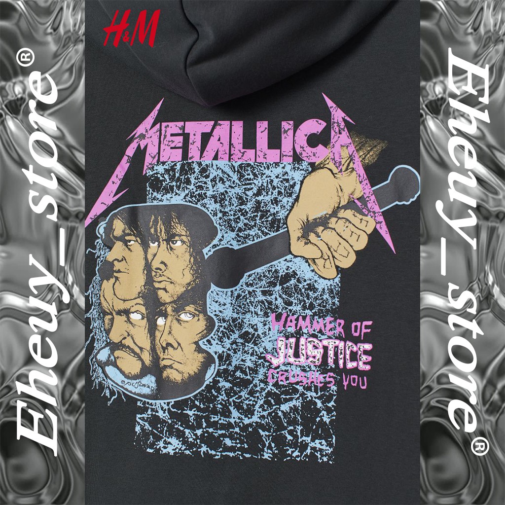 Hoodie Metallica Damage justice hoodie metallica ride the lighting hoodie metalica petir