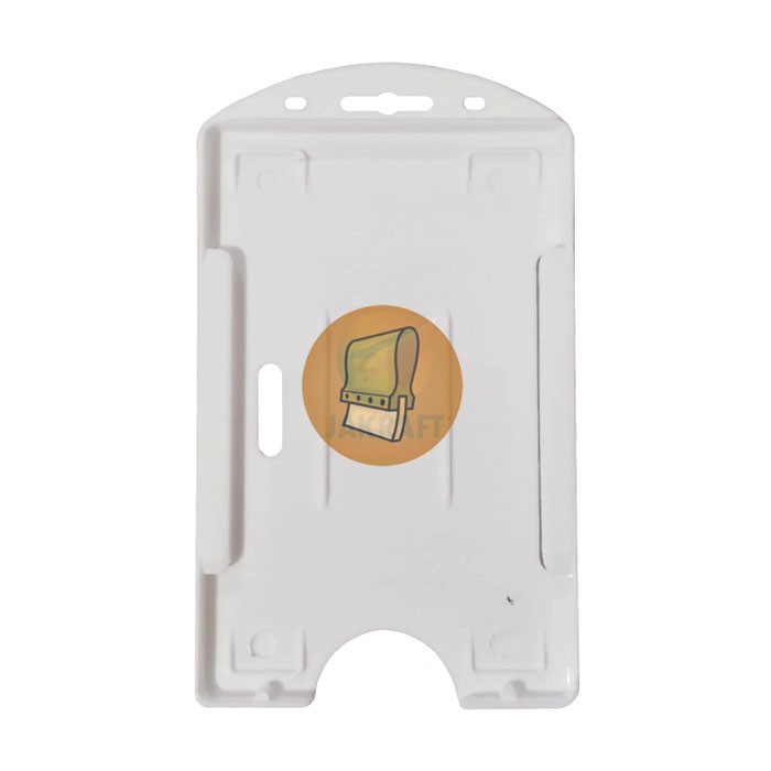 

Case Casing Tempat ID Card (Putih Susu White) Name Tag KTP ATM