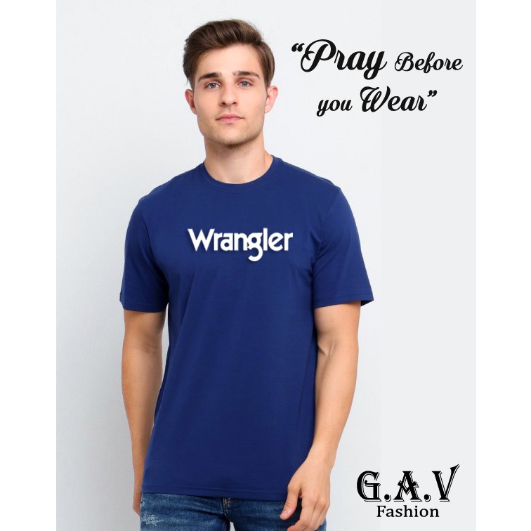 Kaos Wrangler Core fit/original T-shirt BRAND WRANGLER PREMIUM Kaos priadistro Wrangler