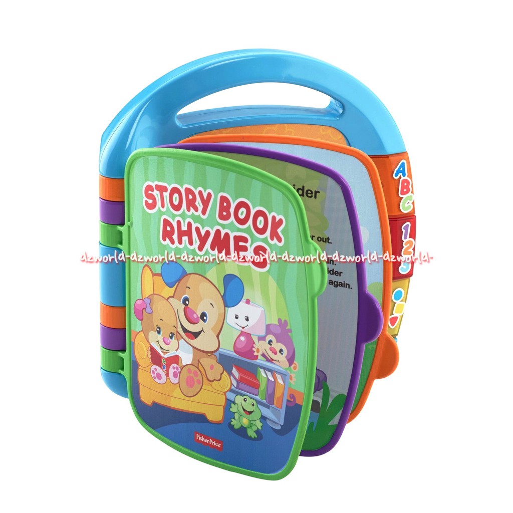 Fisher Price Laugh &amp; Learn Storybook Rhymes Belajar Sambil Bermain Mainan Edukasi Buku Cerita Anak