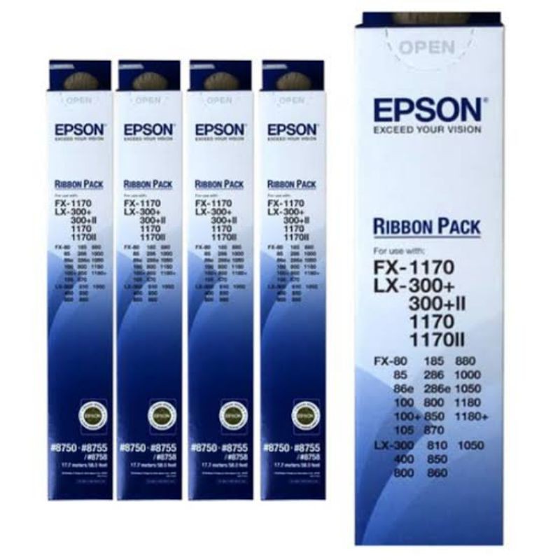 Ribbon pack Epson LX300 ORIGINAL Refill Pita epson LX300 8750 8755 8758