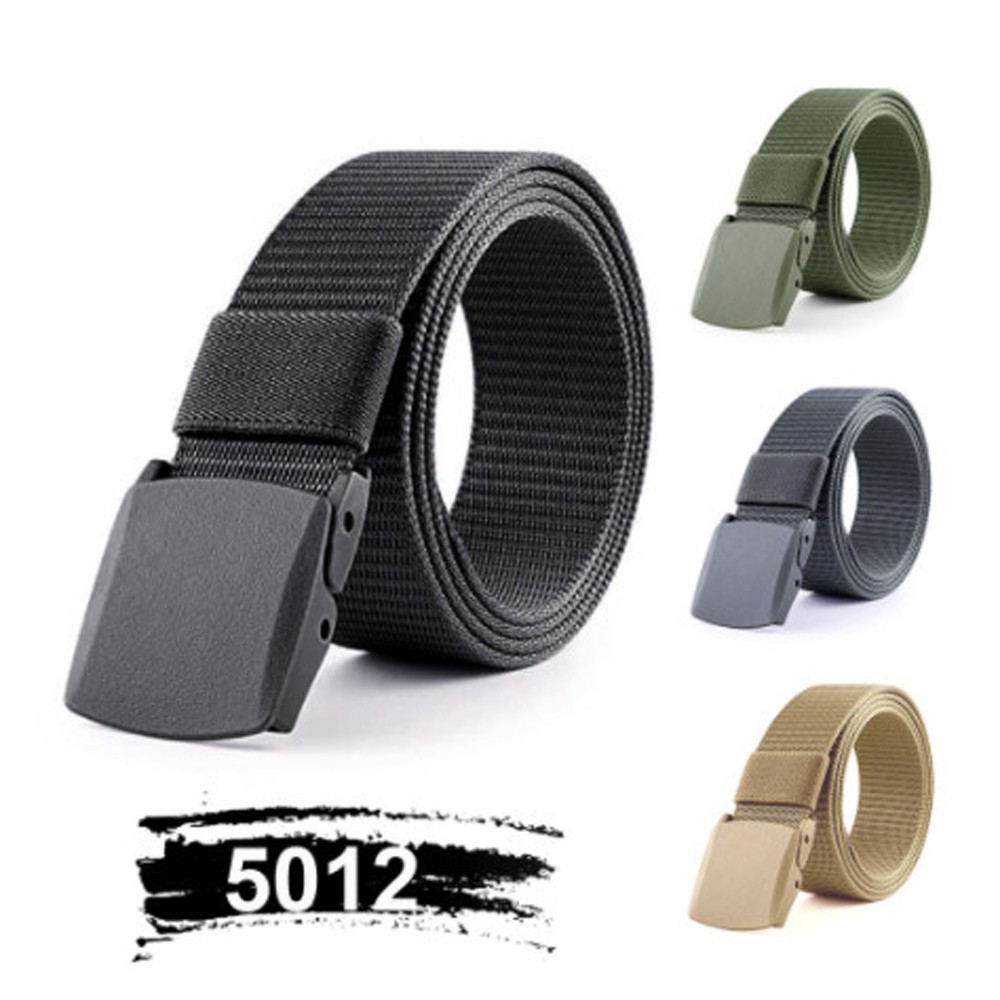 SHOPEE 6.6 SUPER SALE!! Ikat Pinggang 5012 Sabuk Tactical Bahan Kanvas Nylon