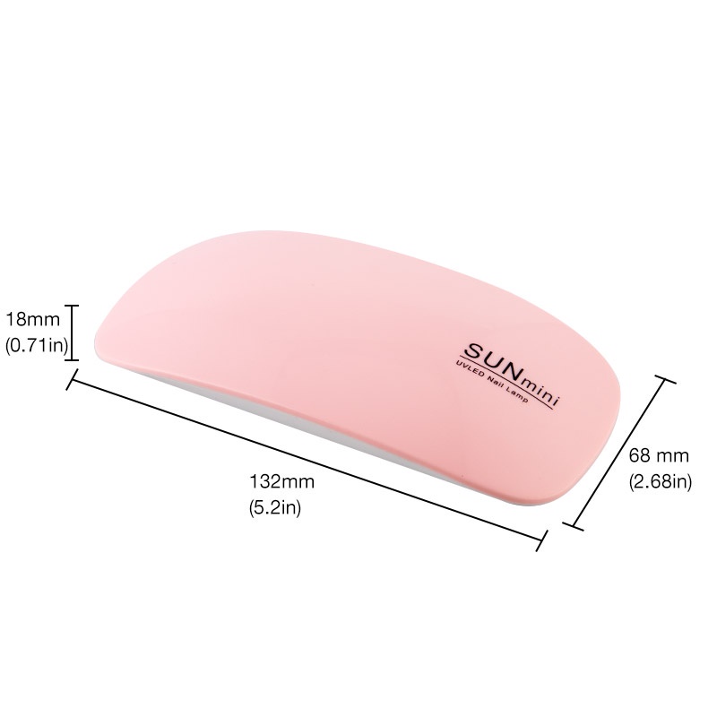 SUN Mini UV LED Nail Dryer Lamp Pengering Cat Kuku Kutek