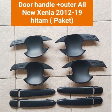 Paket handle dan outer All New Avansa 2012-19 Hitam