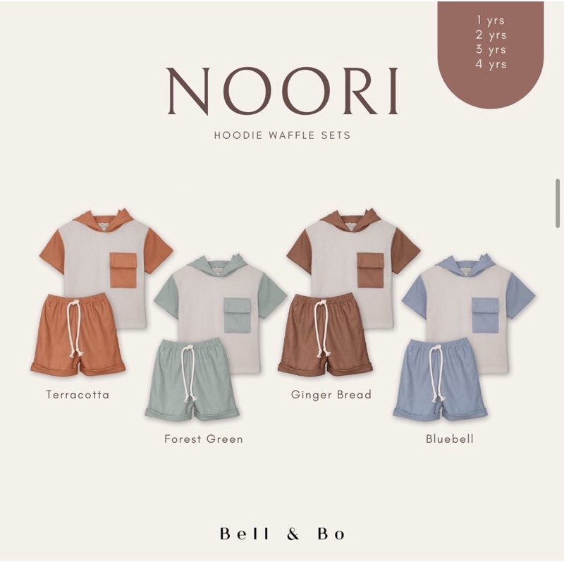 NOORI BELL&amp;BO | HOODIE ANAK | SETELAN ANAK HOODIE