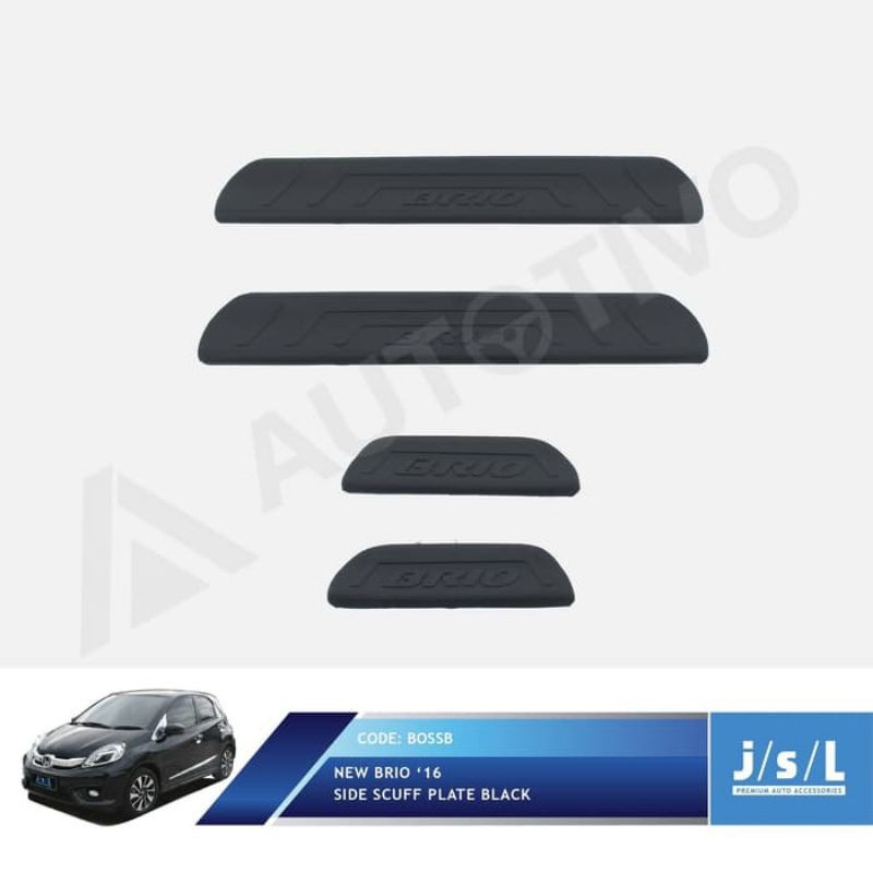 New Brio Sillplate Samping Hitam JSL/Side Scuff Plate Black