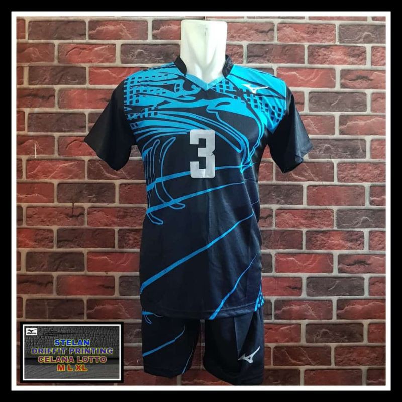 Kaos voli setelan Lusinan