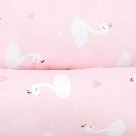 Bantal Guling Anak Perempuan Karakter Motif Swan Princes Pink Peach