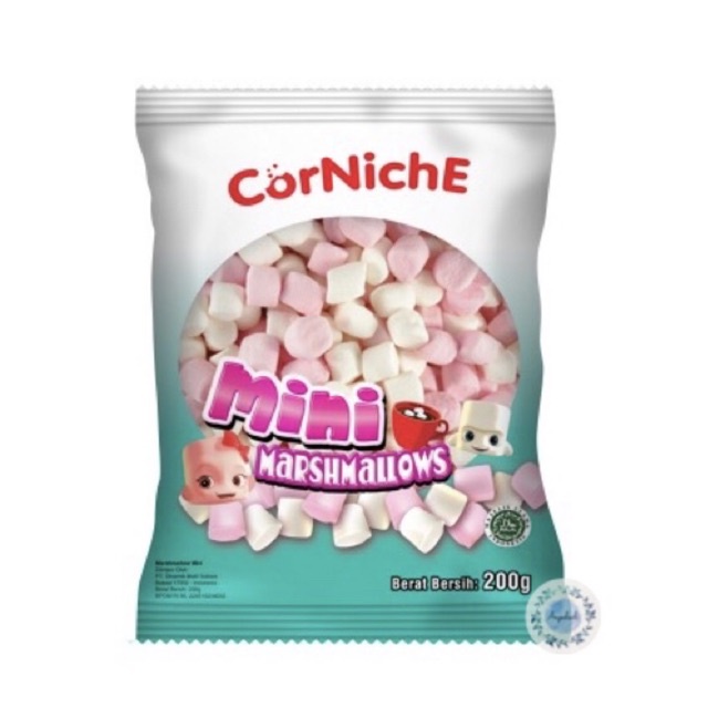 

Corniche Mini Marshmallow Pink White 200gr