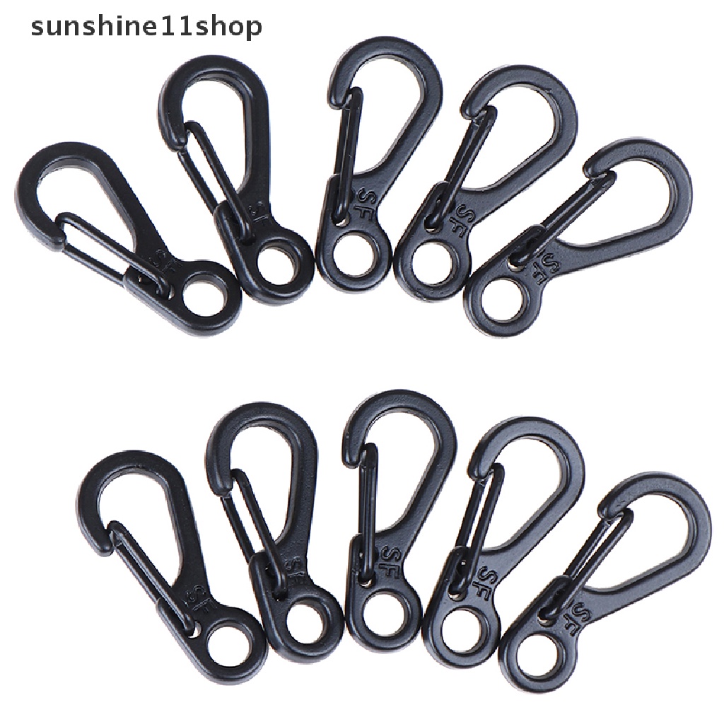 Sho 10PCS Klip Carabiner Mini Untuk Camping