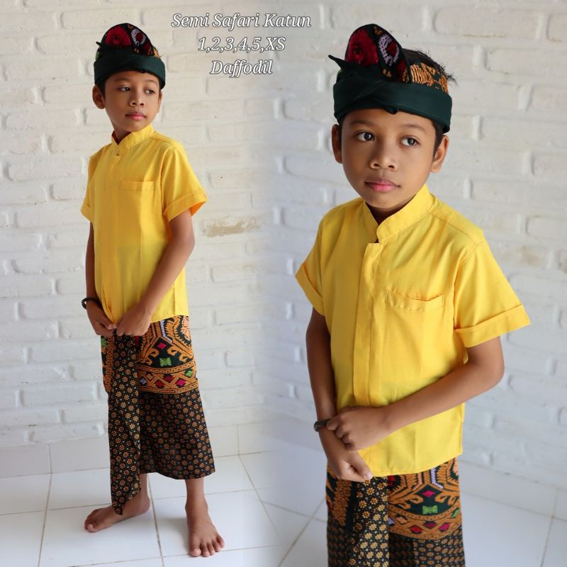 Semi Safari Anak/Semi Safari Anak Tanggung/Pakaian Adat Bali/Baju Koko