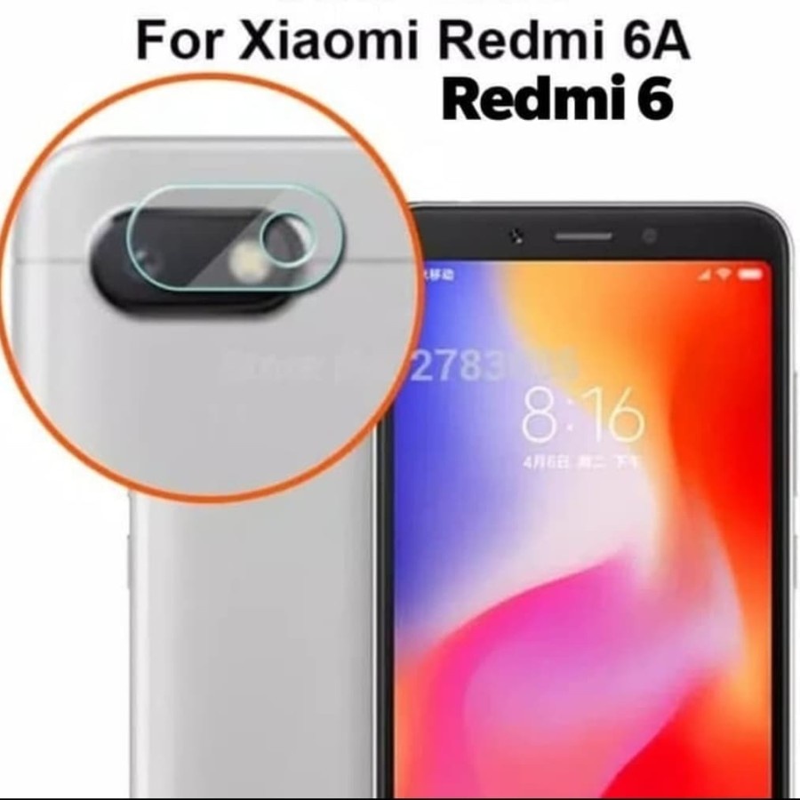 Redmi 7A / Redmi 6 / Redmi 6A Tempered Glass Camera Anti Gores Kamera Bening - D2