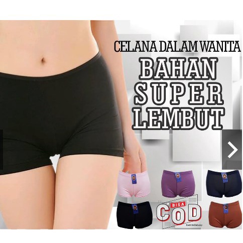 Barang Bagus CD BOXER WANITA Celana Dalam Wanita Model Boxer