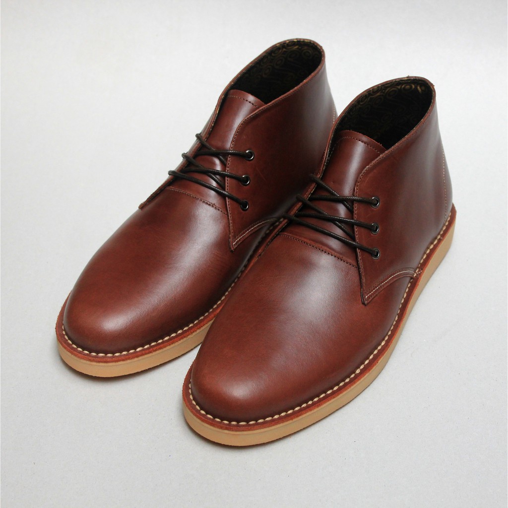 ARTAP Footwear - Sepatu Kulit Asli Pria - Kamoro PU Brown