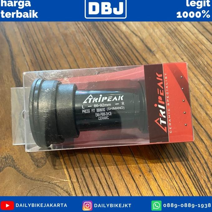 Bb Bottom Bracket Tripeak Ceramic Bearing Pressfit Pf41 Bb86 Bb92 24Mm