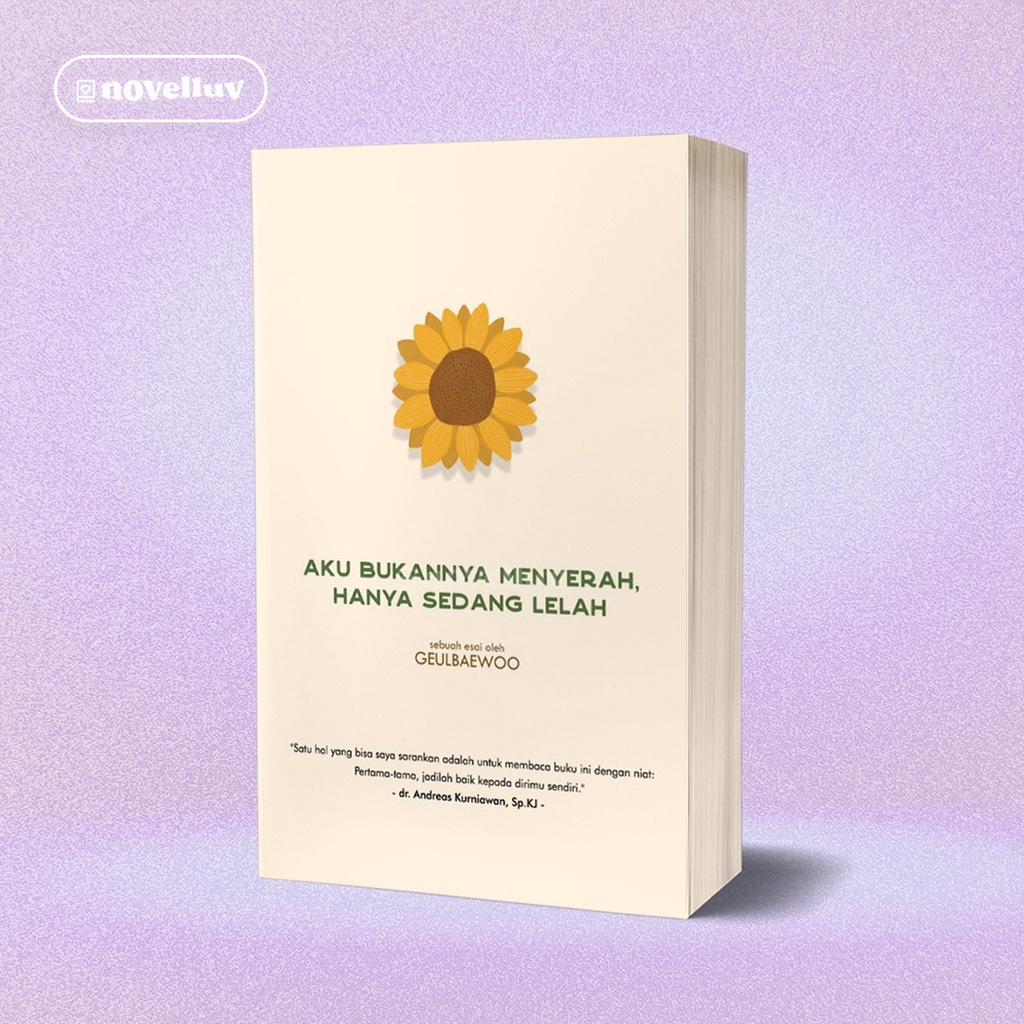 Buku Aku Bukannya Menyerah Hanya Sedang Lelah by Geulbaewoo Buku Self Improvement Terjemahan Korea