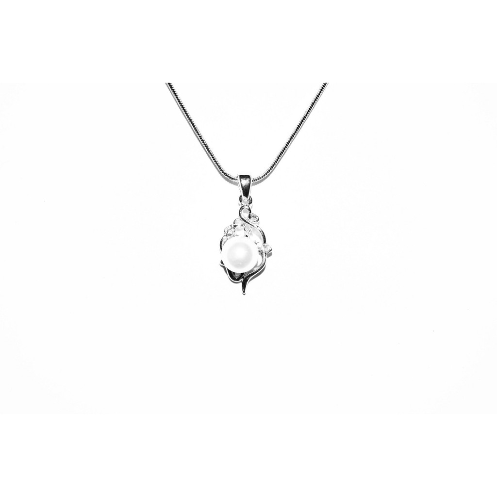 EyoJewelry Kalung Silver Mutiara