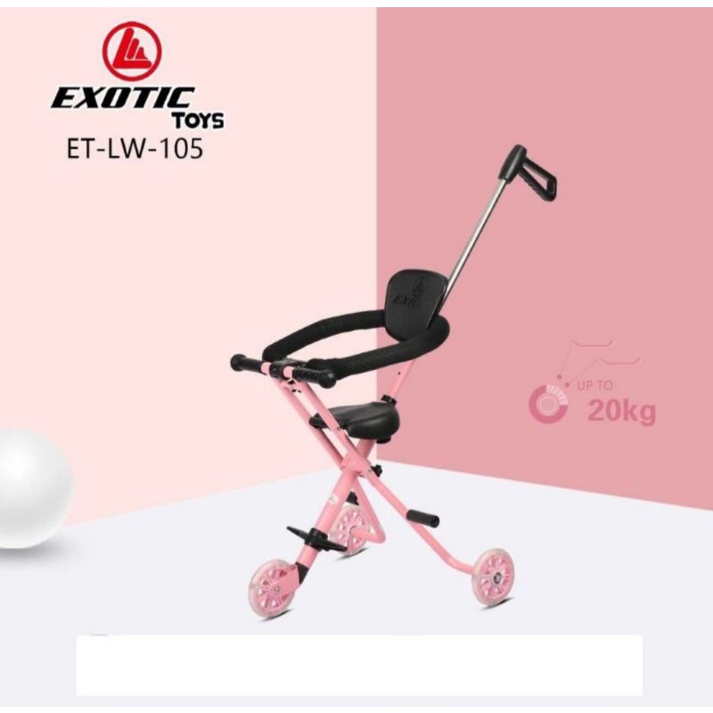 Stroller 5 roda exotic