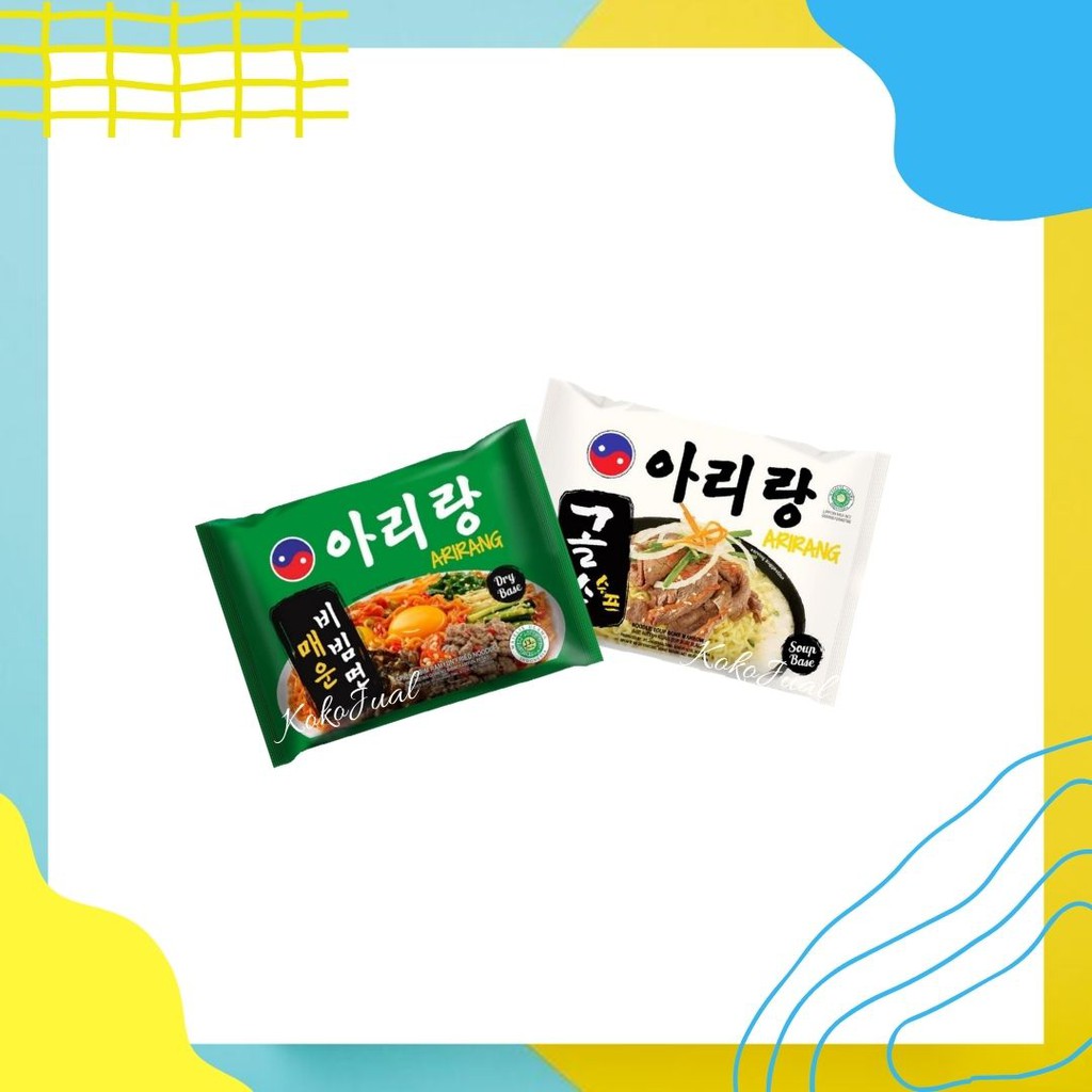 

ARIRANG Mie Kuah Korean Noodles | Arirang Mie Instant Korea Halal MUI