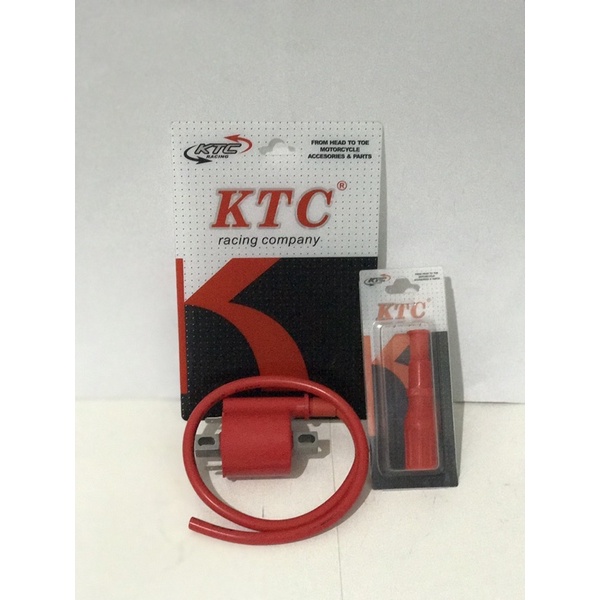 Paket Koil coil Ktc Racing + Kop Dop busi Vixion old fi Nvl Nva R15