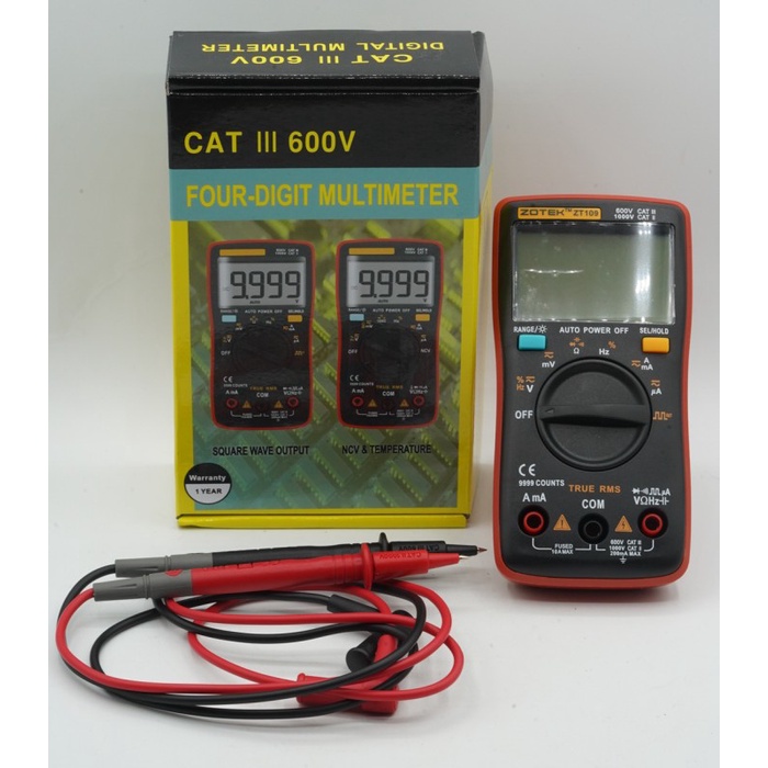 ZOTEK ZT109 Digital Multimeter High Precision Automatic Range Digital