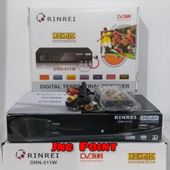 JUAL DVB T2 set top box digital tv receiver RINREI DRN 511 W RINREI 511W