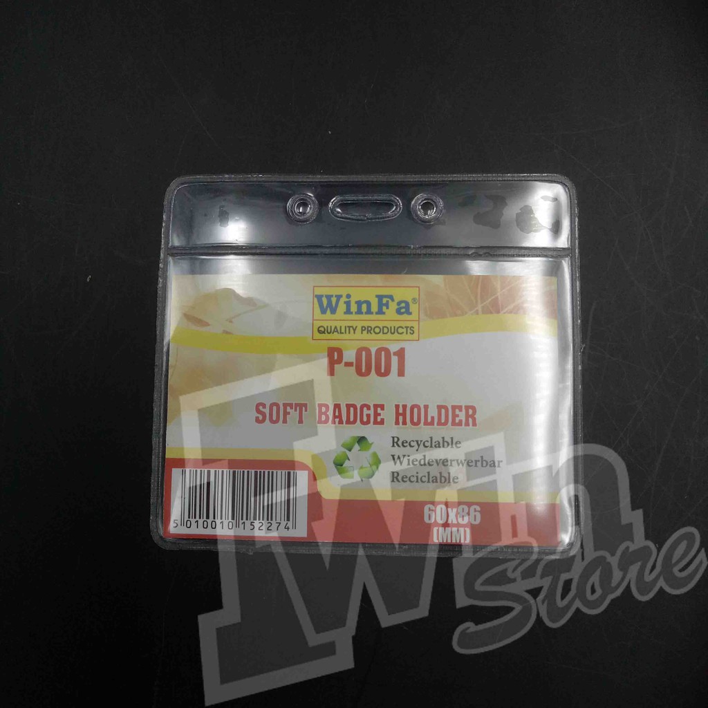 

Plastik ID card / P-001 H (86x54mm) - isi 100 pcs