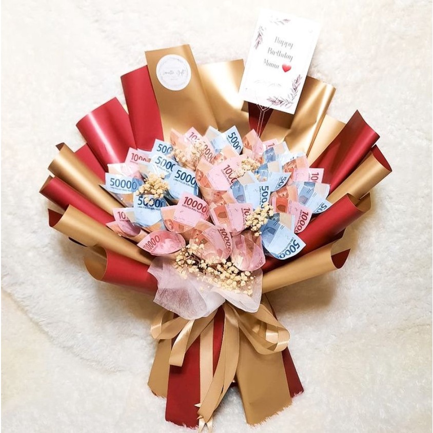 Money Bouquet / Buket Uang / Roll Money Bouquet / Buket Wisuda