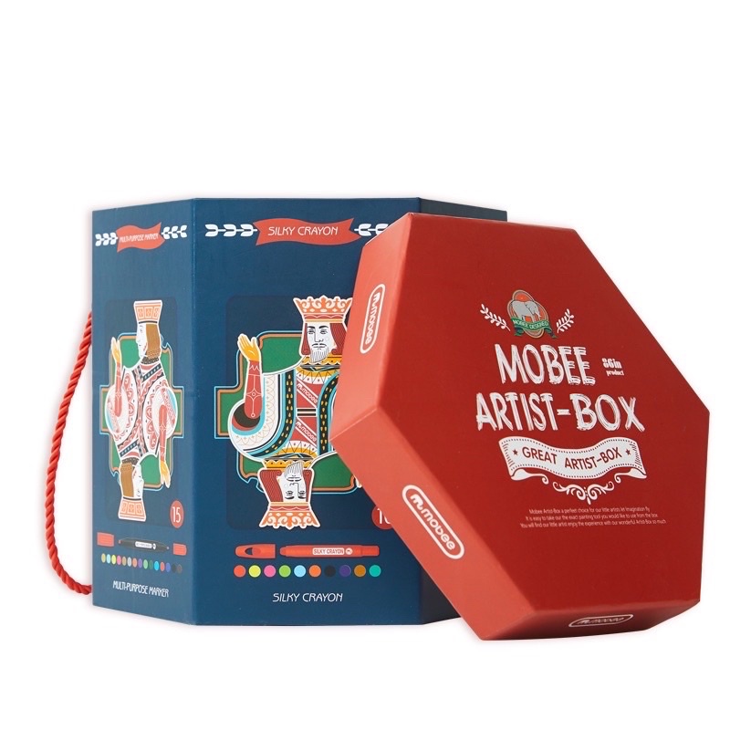 mobee great artist box set alat mewarnai anak ide hadiah anak