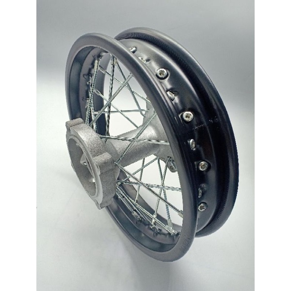 Velg Belakang Trail 4 Tak 50cc - Velg Jari Jari 4 Tak 50cc Ring 10 - Untuk Ban 3.00-10