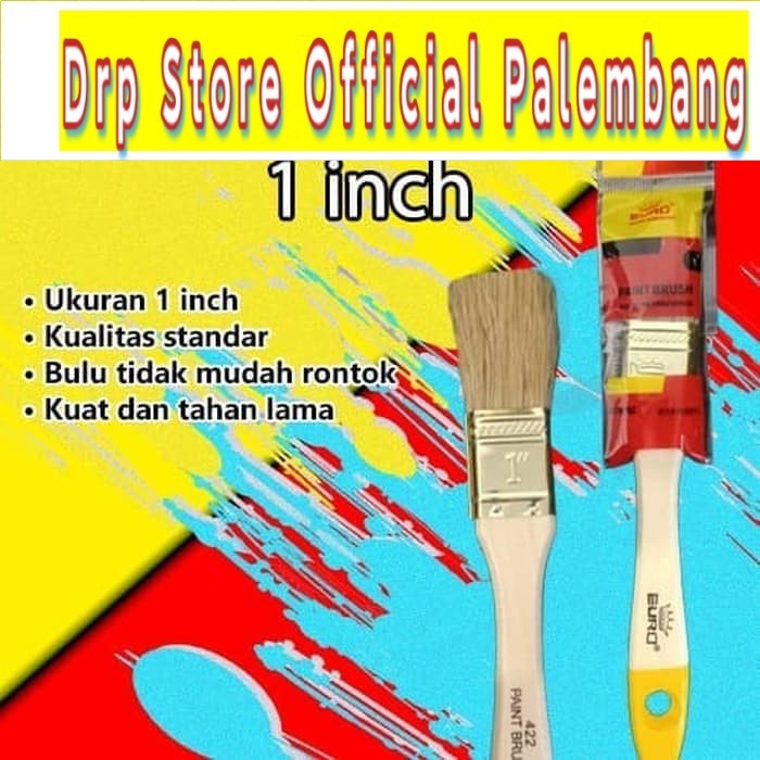 JUAL KUAS CAT TANGAN EURO PAINT BRUSH 422 HARGA PER PCS