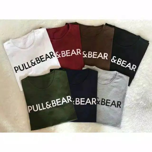 Kaos Pull n Bear / Kaos Polos / Atasan Wanita / Kaos Oblong (fs)