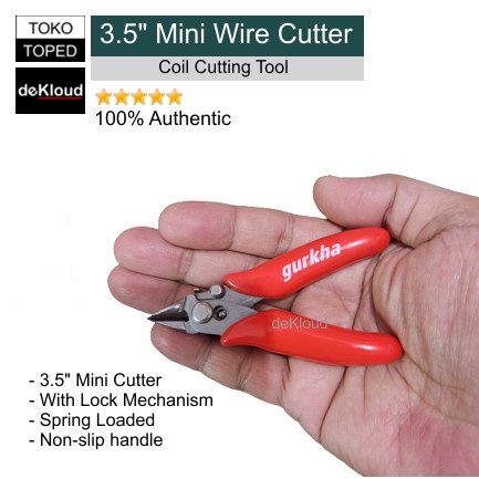 Original Gurkha Mini Wire Cutter 3.5 Inch | tang potong kawat Koil