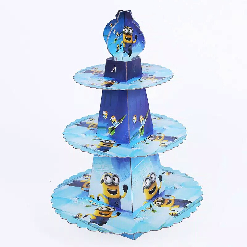 cupcake stand | Stand cupcake kue ulang tahun karakter minion minions