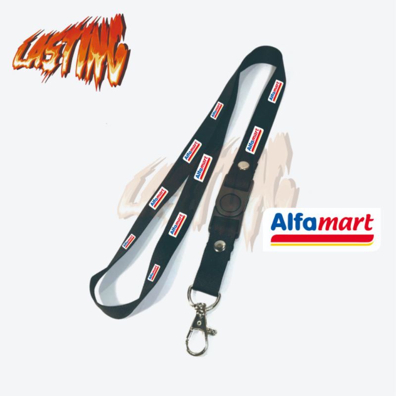 

Lanyard ALFAMART / Distro / RETAIL GANTUNGAN KUNCI/GANTUNGAN ID CARD/GANTUNGAN POD Best seller / Bisa COD