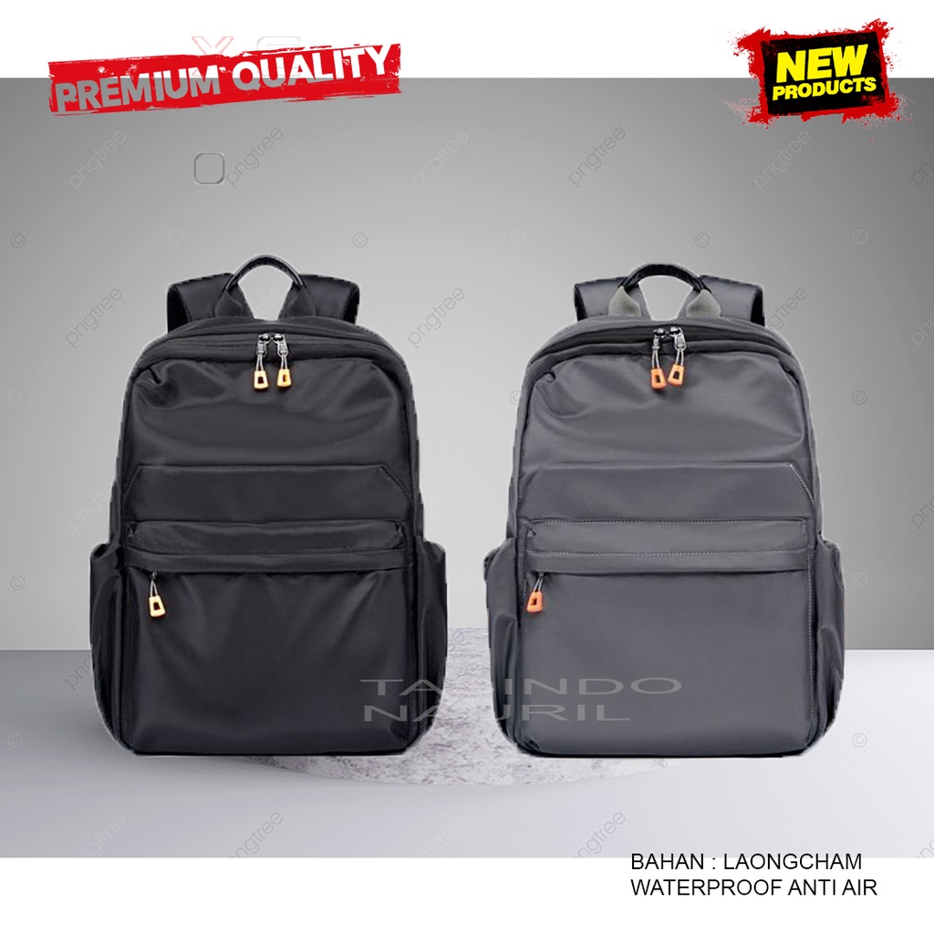 NAURIL-Tas Ransel Laptop Backpack Waterproof distro bagpack gendong pria wanita sekolah bahan Laongcmah Anti air