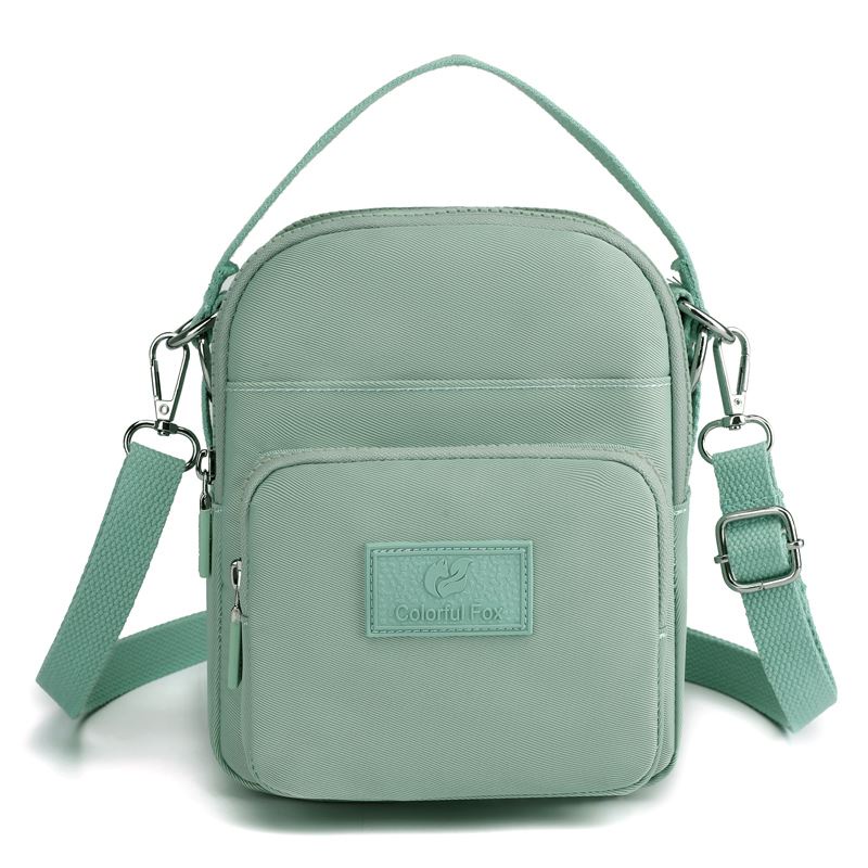 BJ20466 - APRICOT/BLACK/BLUE/DARKGREEN/GRAY/LIGHTGREEN/PINK/PURPLE/RED - TAS SLEMPANG NYLON WANITA FASHION IMPORT MODIS ELEGAN TERMURAH TERLARIS TERBARU BAGSTORE JAKARTA TAS BATAM COLORFULFOX CFOX JTF0466 BQ3554