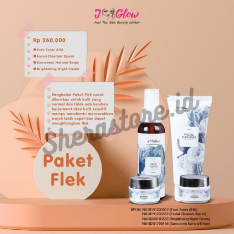 JGlow Skincare Paket Flek